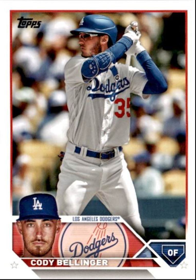 2023 Topps Baseball Cards Cody Bellinger Los Angeles Dodgers #131