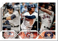 2023 Topps Baseball Cards AL RBI Leaders (Aaron Judge/José Ramírez/Kyle Tucker)
