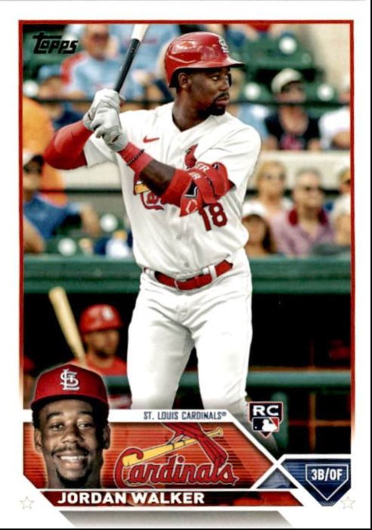 2023 Topps Baseball Cards Jordan Walker Rookie St. Louis Cardinals #344