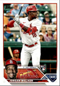2023 Topps Baseball Cards Jordan Walker Rookie St. Louis Cardinals #344
