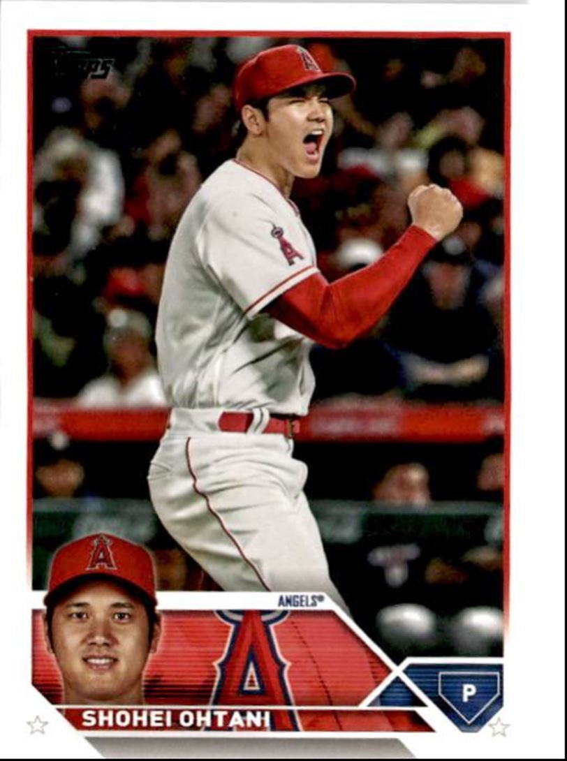 2023 Topps Baseball Cards Shohei Ohtani Los Angeles Angels #17