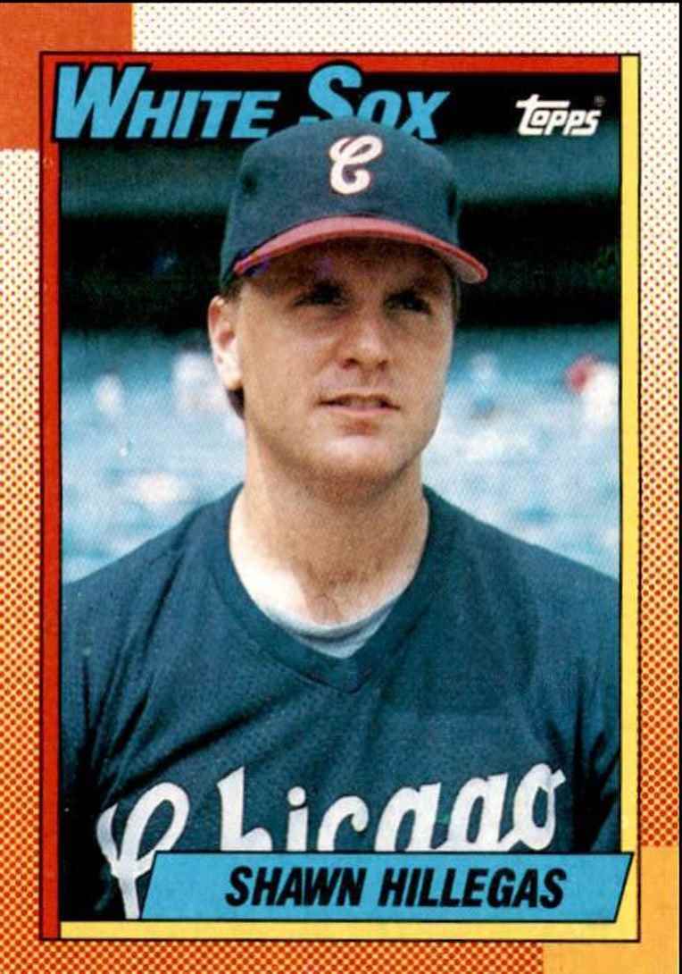 1990 Topps Baseball Cards Shawn Hillegas Chicago White Sox #93
