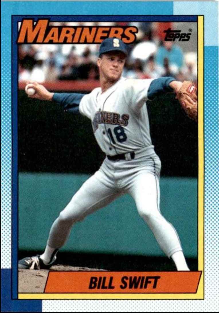 1990 Topps Baseball Cards Bill Swift Seattle Mariners #574