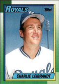 1990 Topps Baseball Cards Charlie Leibrandt Kansas City Royals #776