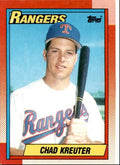 1990 Topps Baseball Cards Chad Kreuter Texas Rangers #562