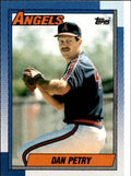 1990 Topps Baseball Cards Dan Petry California Angels #363