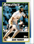 1990 Topps Baseball Cards Dave Parker Oakland Athletics #45