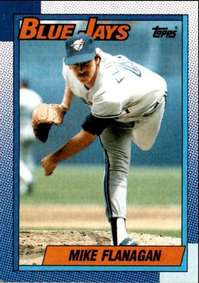 1990 Topps Baseball Cards Mike Flanagan Toronto Blue Jays #78