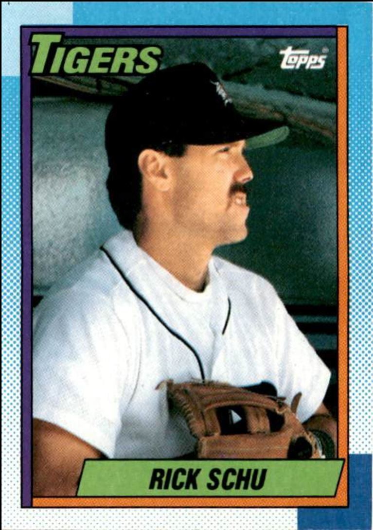 1990 Topps Baseball Cards Rick Schu Detroit Tigers #498