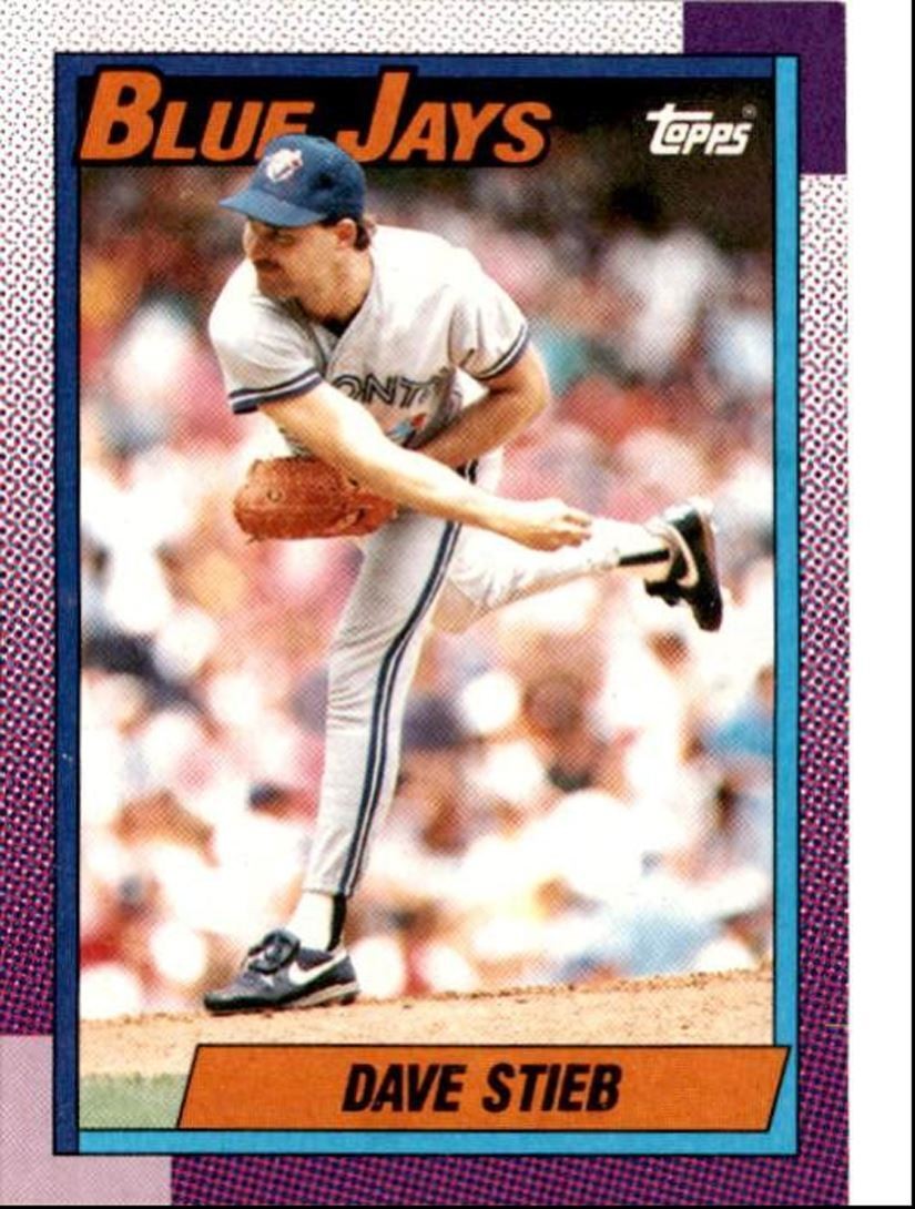 1990 Topps Baseball Cards Dave Stieb Toronto Blue Jays #320