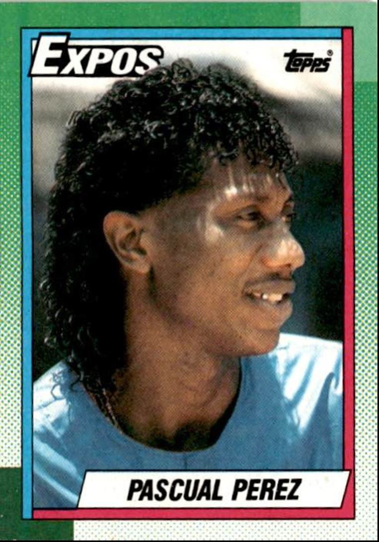 1990 Topps Baseball Cards Pascual Perez Montreal Expos #278