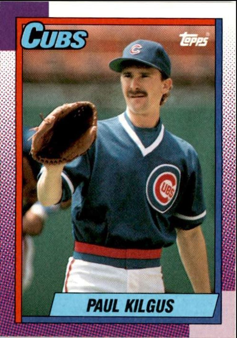 1990 Topps Baseball Cards Paul Kilgus Chicago Cubs #86
