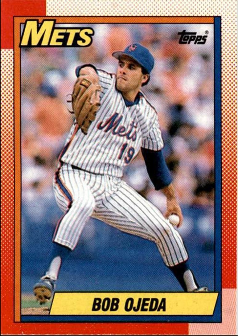 1990 Topps Baseball Cards Bob Ojeda New York Mets #207