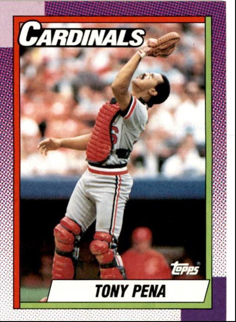 1990 Topps Baseball Cards Tony Pena St. Louis Cardinals #115