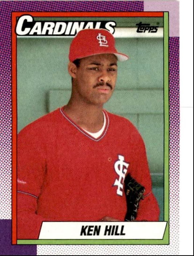 1990 Topps Baseball Cards Ken Hill St. Louis Cardinals #233
