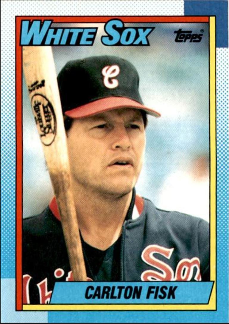 1990 Topps Baseball Cards Carlton Fisk Chicago White Sox #420