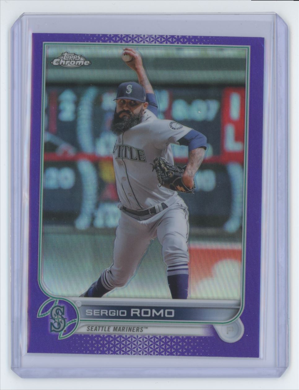 2022 Topps Chrome Sergio Romo Baseball Card #USC25