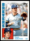 1984 Topps Paul Molitor C Baseball Cards #60