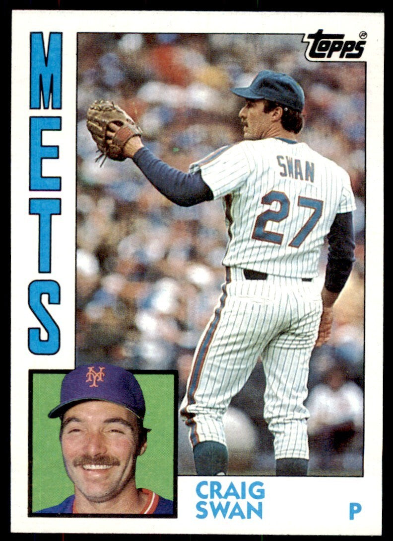 1984 Topps Craig Swan B Baseball Cards #763