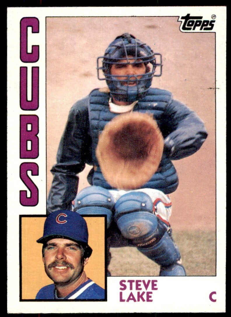 1984 Topps Steve Lake A Baseball Cards #691