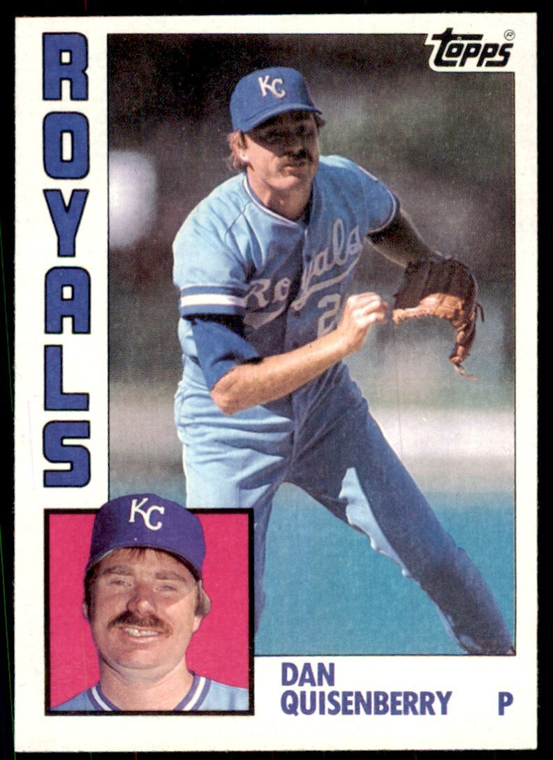 1984 Topps Dan Quisenberry A Baseball Cards #570
