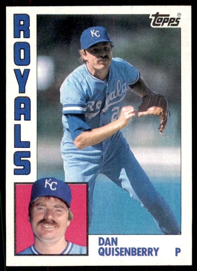 1984 Topps Dan Quisenberry B Baseball Cards #570