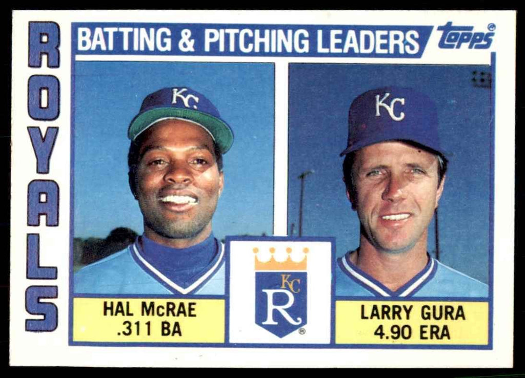 1984 Topps Hal McRae/Larry Gura C Baseball Card #96