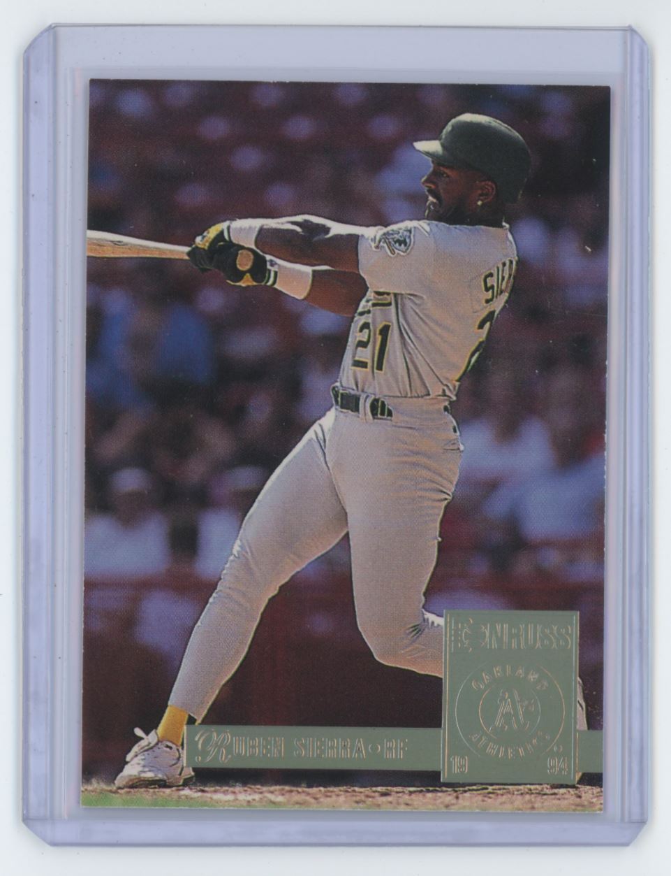 1994 Donruss Ruben Sierra Baseball Card #33