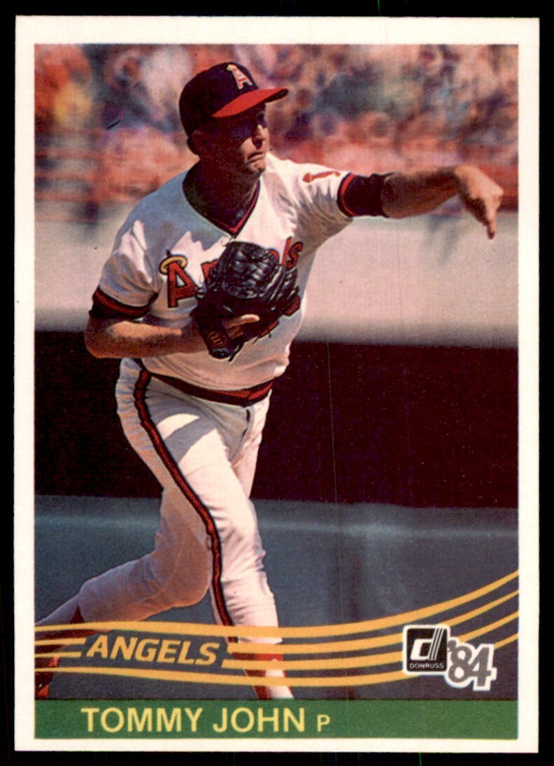 1984 Donruss Tommy John Baseball Cards #301