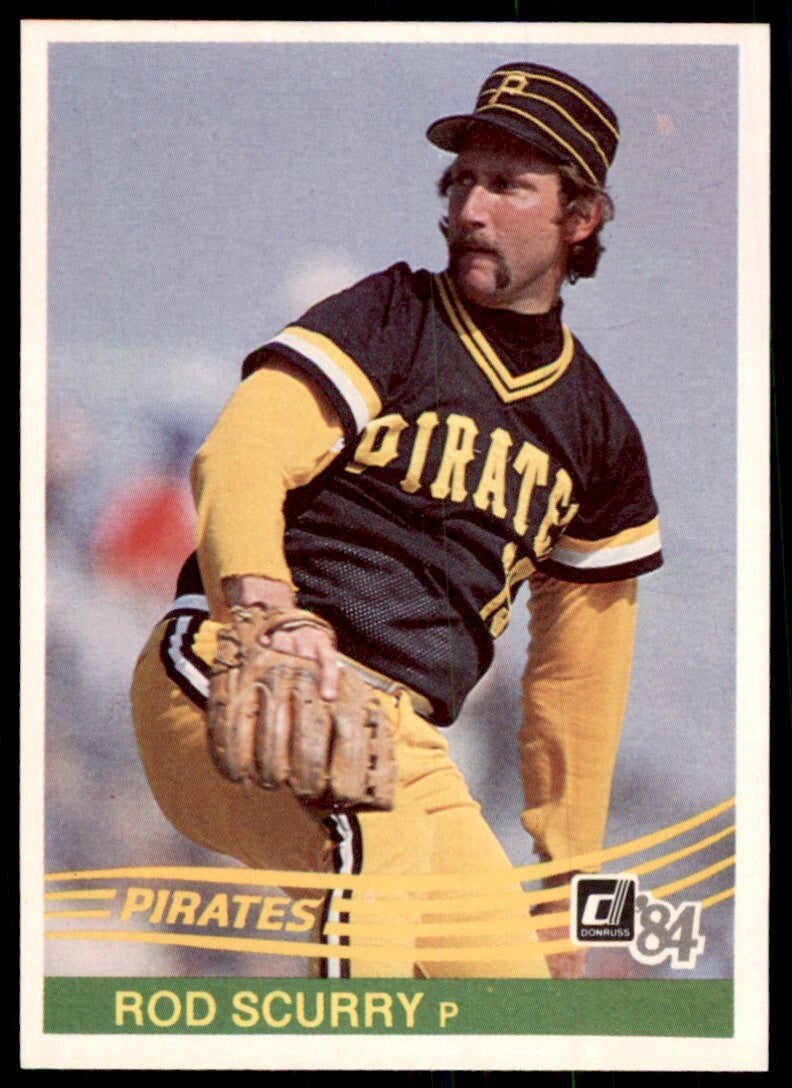 1984 Donruss Rod Scurry Baseball Cards #235