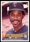 1984 Donruss Ron Washington A Baseball Cards #391