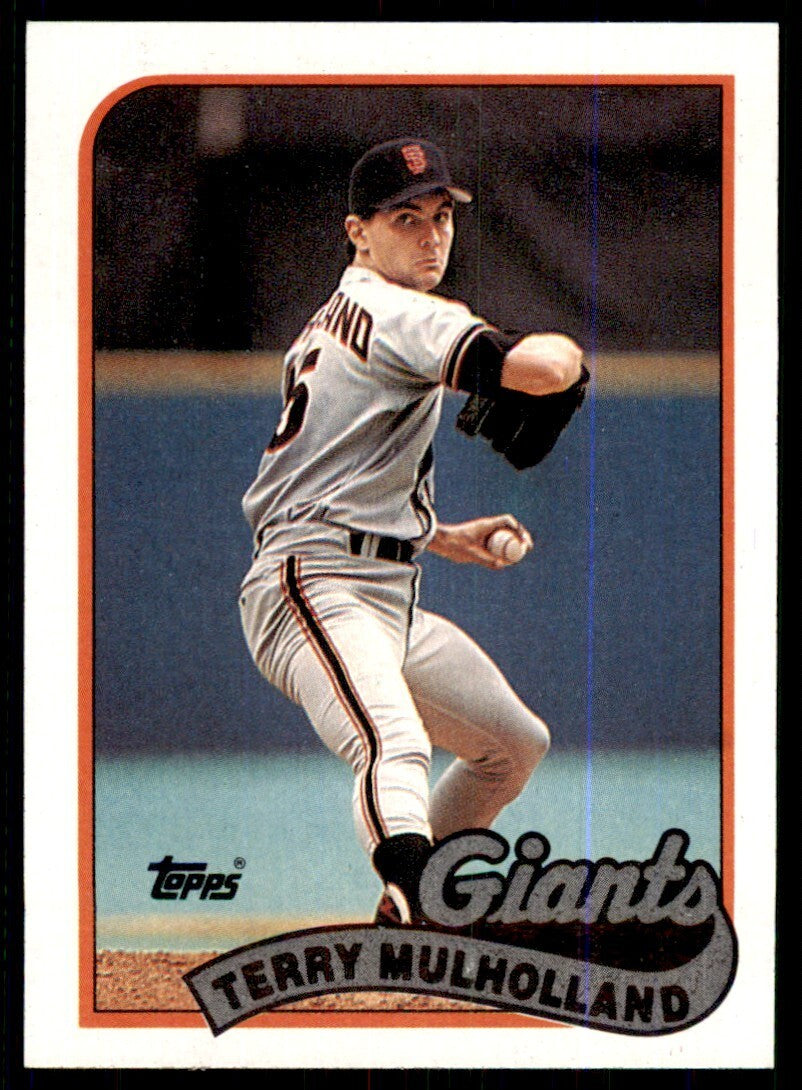 1989 Topps Baseball Card Terry Mulholland San Francisco Giants #41