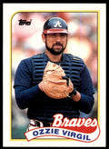 1989 Topps Baseball Card Ozzie Virgil Atlanta Braves #179