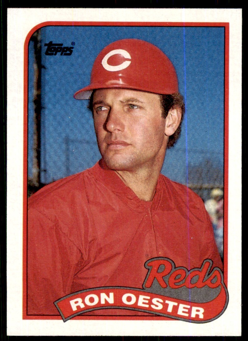 1989 Topps Baseball Card Ron Oester Cincinnati Reds #772