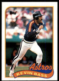 1989 Topps Baseball Card Kevin Bass Houston Astros #102