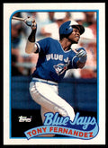 1989 Topps Baseball Card Tony Fernandez Toronto Blue Jays #170