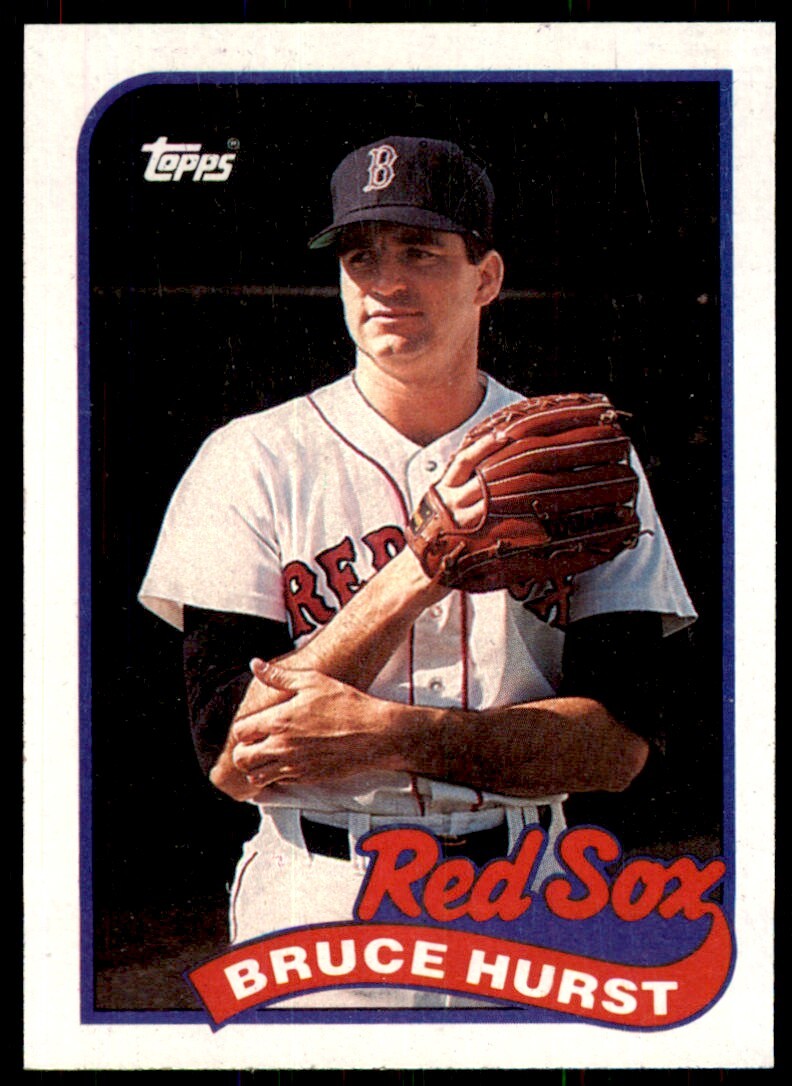 1989 Topps Baseball Card Bruce Hurst Boston Red Sox #675