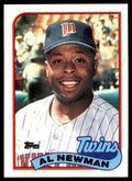 1989 Topps Baseball Card Al Newman Minnesota Twins #503