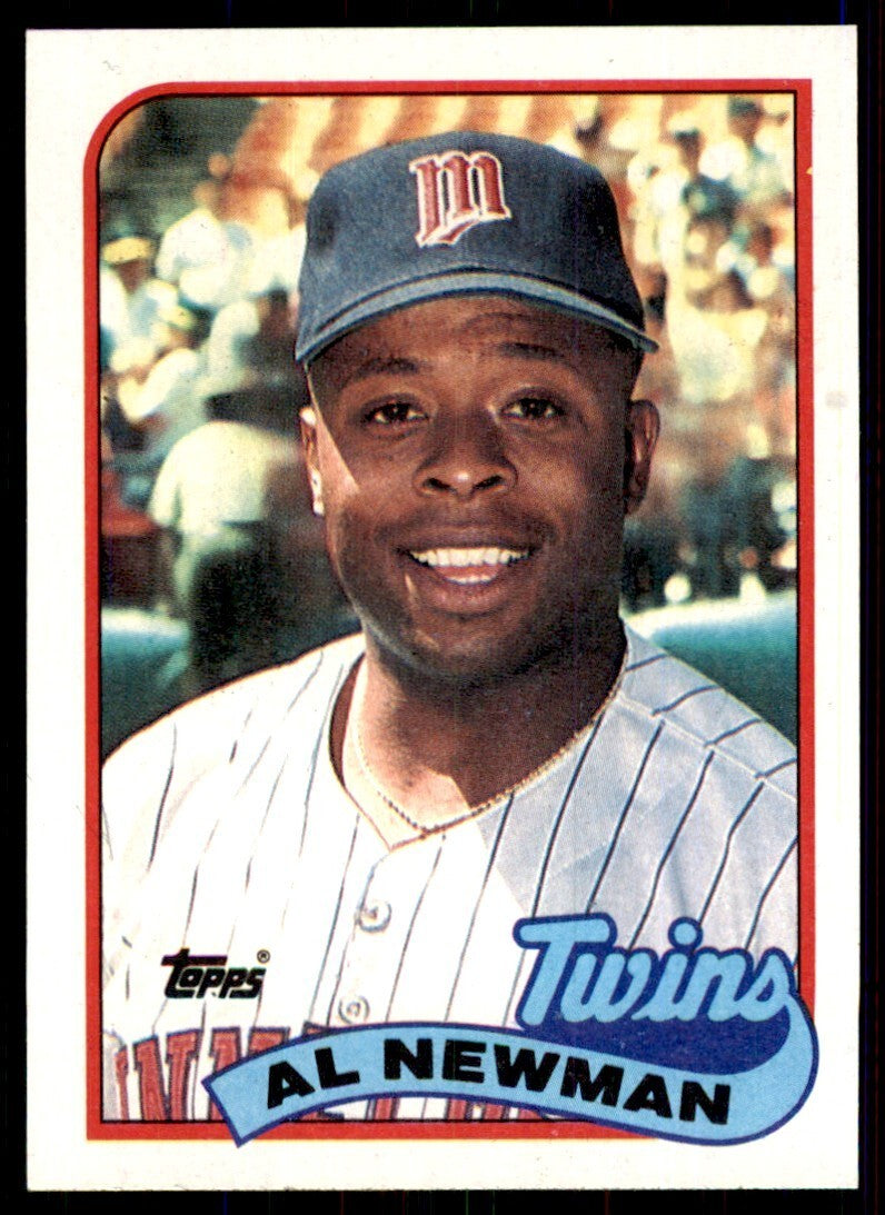 1989 Topps Baseball Card Al Newman Minnesota Twins #503