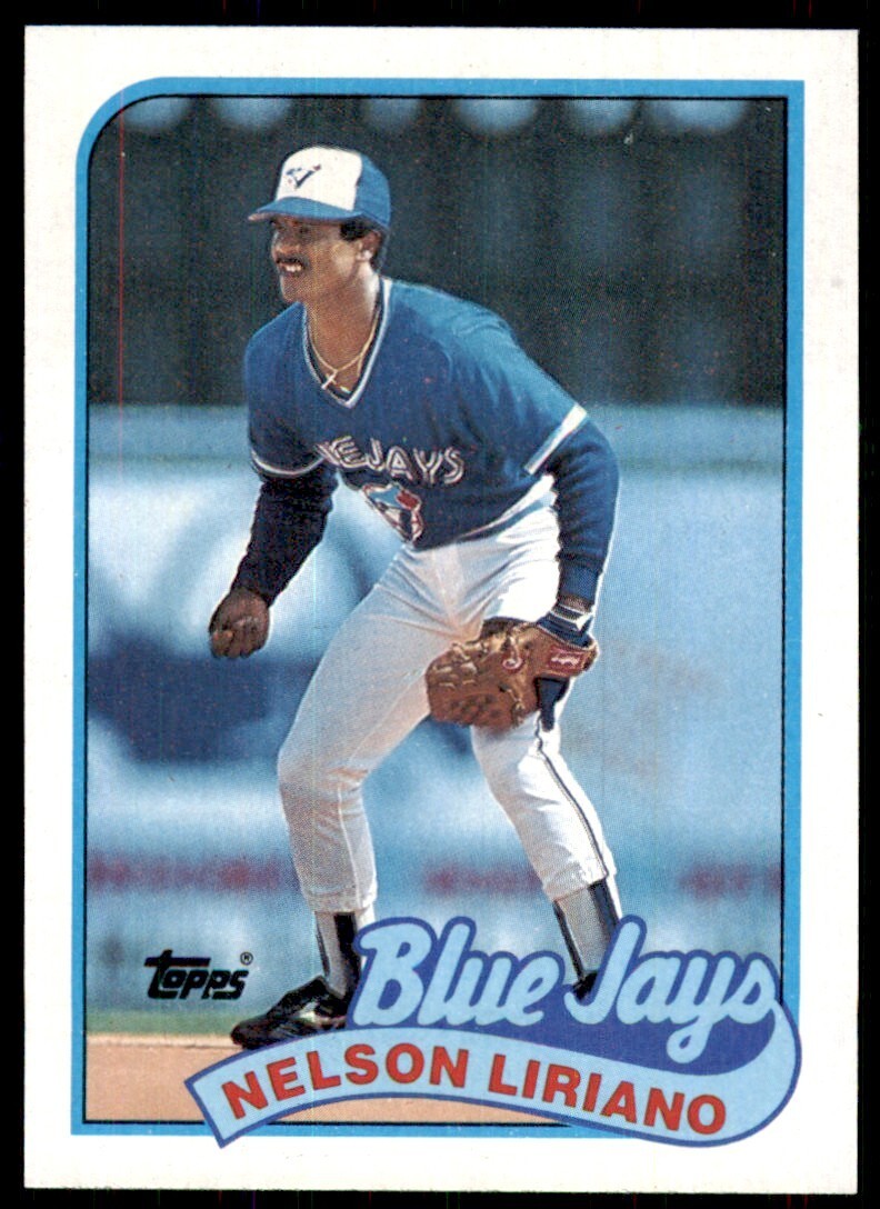 1989 Topps Baseball Card Nelson Liriano 2b Toronto Blue Jays #776