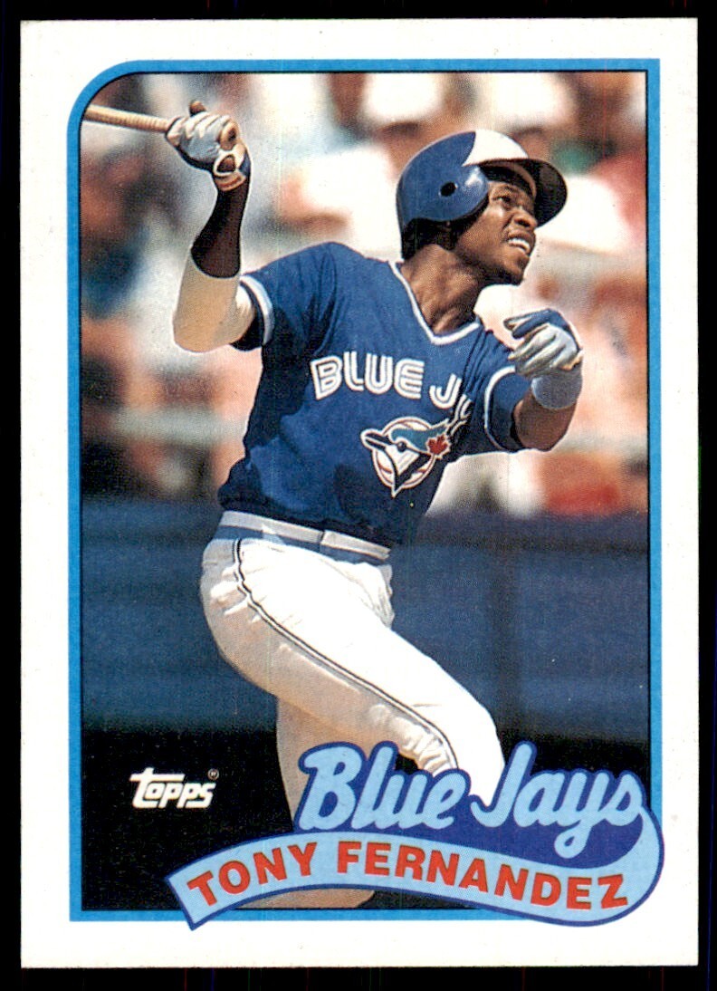 1989 Topps Baseball Card Tony Fernandez ss Toronto Blue Jays #170