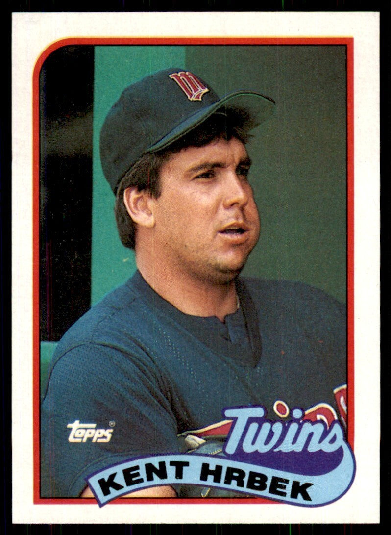 1989 Topps Baseball Card Kent Hrbek Minnesota Twins #265