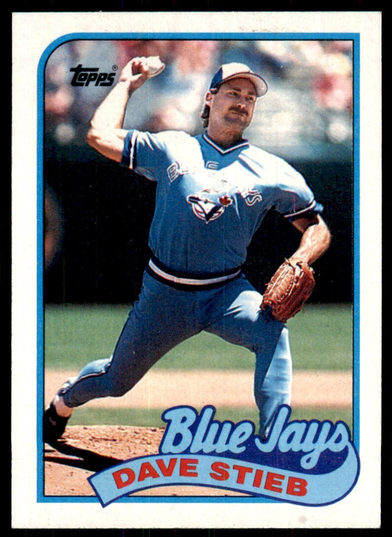 1989 Topps Baseball Card Dave Stieb sp Toronto Blue Jays #460