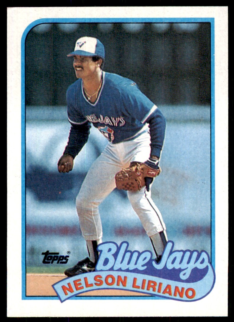 1989 Topps Baseball Card Nelson Liriano Toronto Blue Jays #776