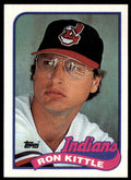 1989 Topps Baseball Card Ron Kittle Cleveland Indians #771