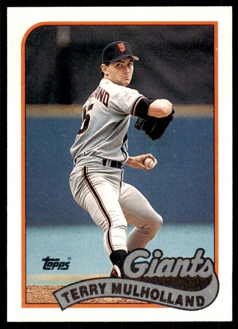 1989 Topps Baseball Card Terry Mulholland p San Francisco Giants #41