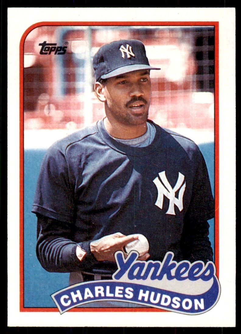 1989 Topps Baseball Card Charles Hudson p New York Yankees #236