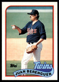 1989 Topps Baseball Card Juan Berenguer Minnesota Twins #294