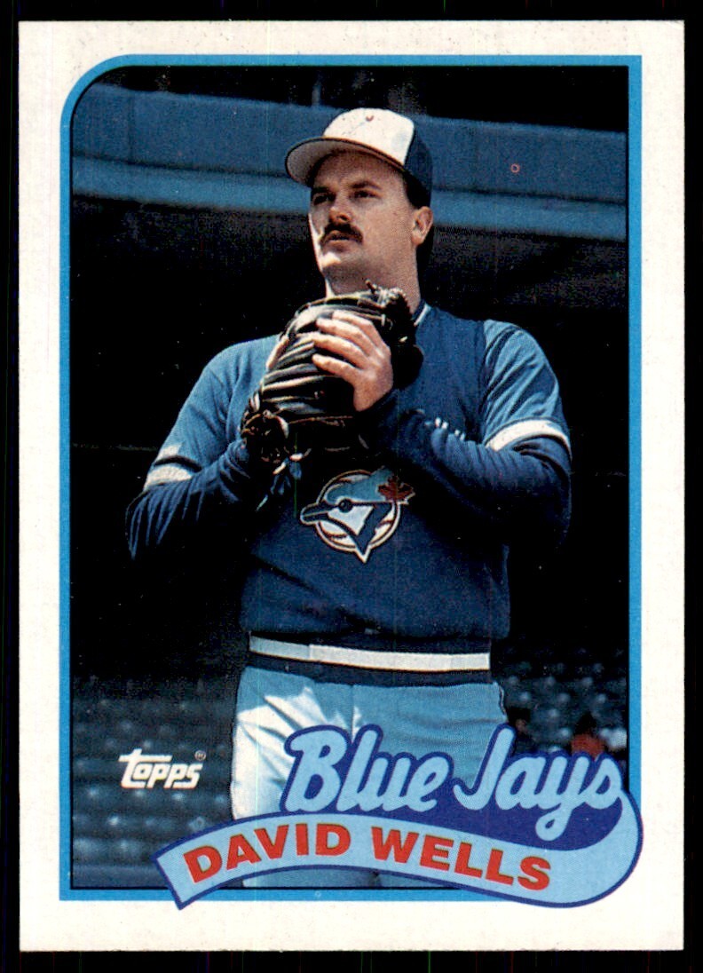 1989 Topps Baseball Card David Wells p Toronto Blue Jays #567