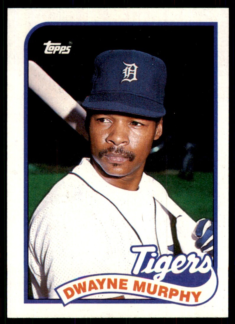 1989 Topps Baseball Card Dwayne Murphy Detroit Tigers #667